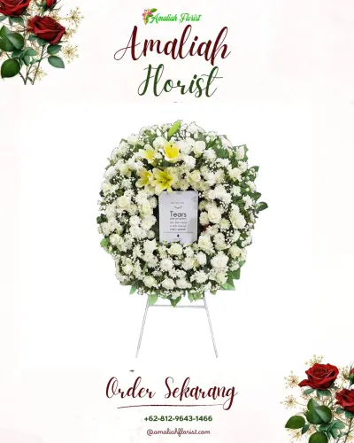 Krans Bunga Duka Cita di Cikundul